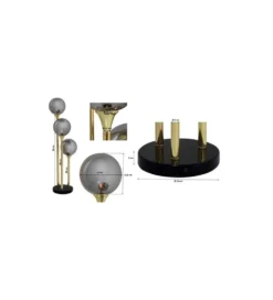 Lampa stołowa AI CAPONE TRE 83 cm