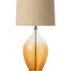 Lampa stołowa AMBER 85 cm szklana