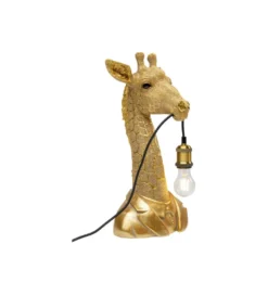 Lampa stołowa ANIMAL GIRAFFE 50 cm złota