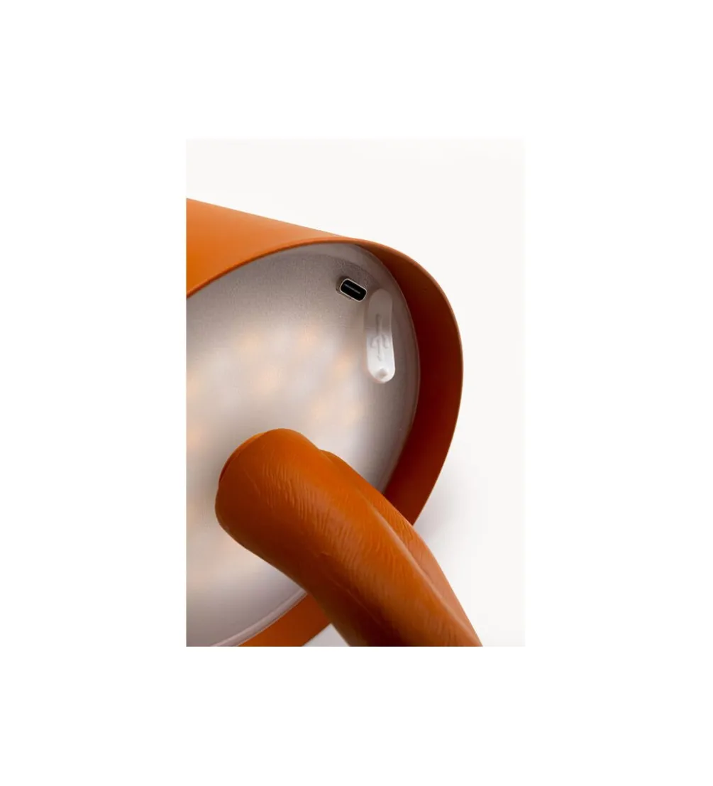 Lampa stołowa ANIMAL RABBIT LED 29 cm pomarańczowa