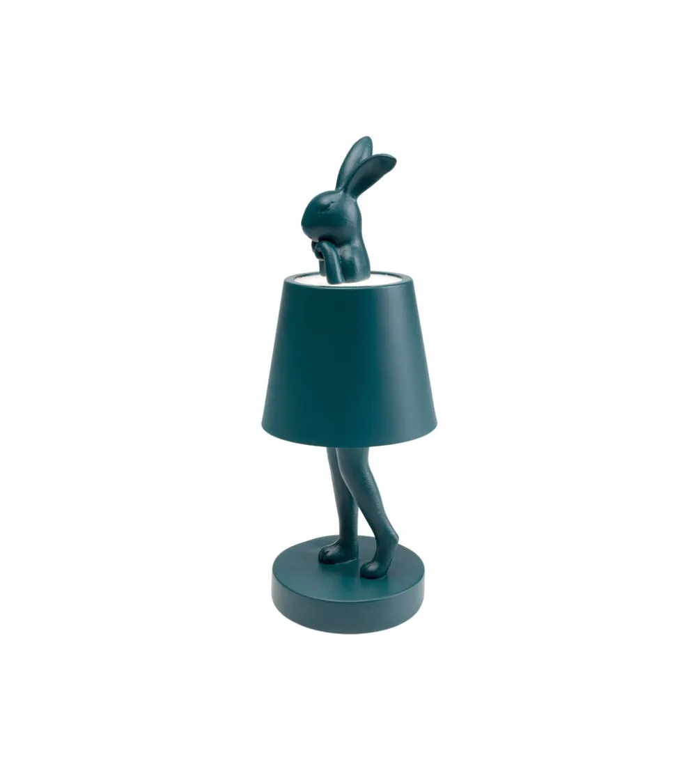 Lampa stołowa ANIMAL RABBIT LED 29 cm niebieska