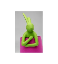 Lampa stołowa ANIMAL RABBIT 50 cm zielona różowa
