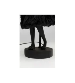 Lampa stołowa ANIMAL RABBIT FUR 50 cm czarno złota