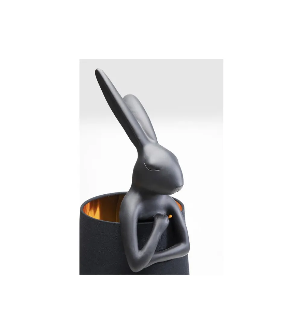Lampa stołowa Animal Rabbit 68 cm czarna