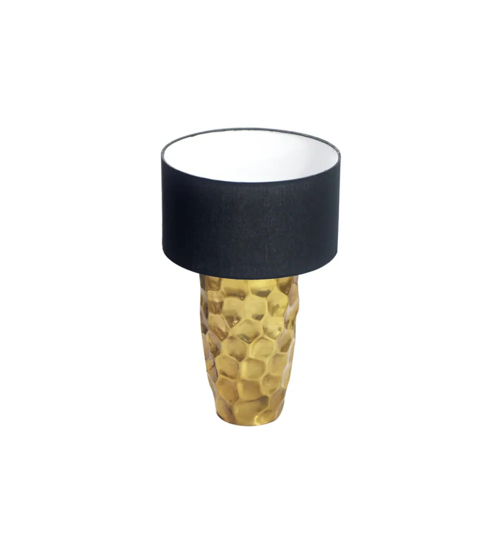 Lampa stołowa AURELIA 55 cm czarna złota