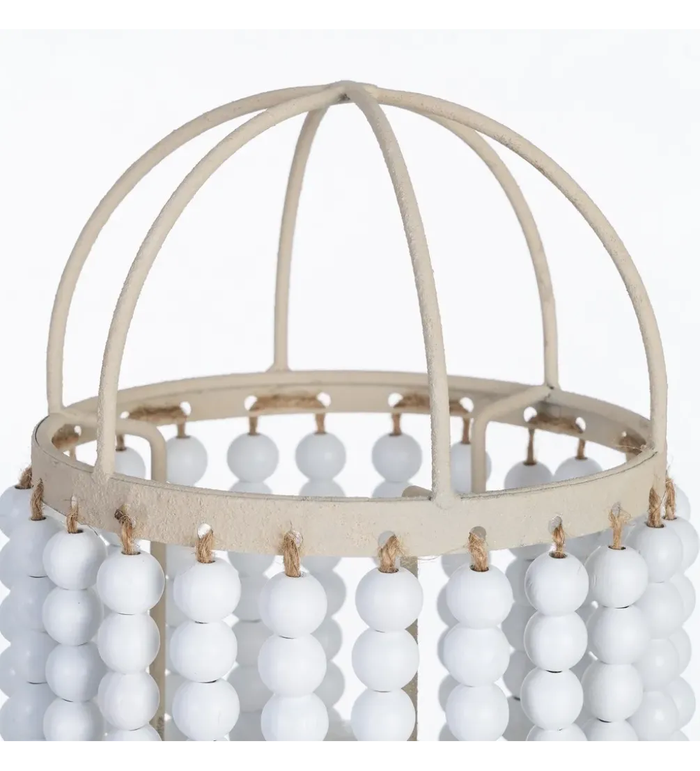 Lampa stołowa BETTERY 61 cm biała