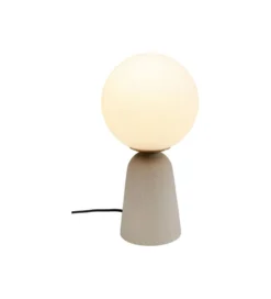 Lampa stołowa BOLLIE 33 cm beżowa