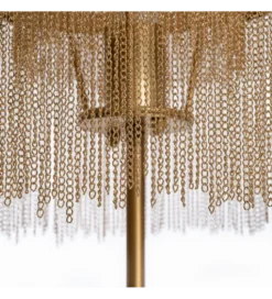 Lampa stołowa DANCEY 50 cm złota