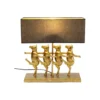 Lampa stołowa DANCING COWS złota