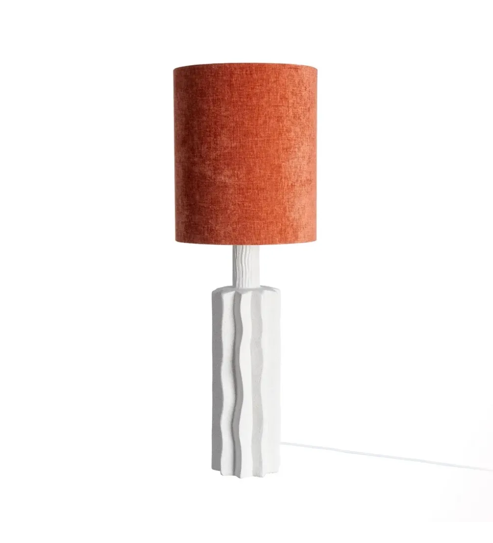 Lampa stołowa DANIKO 100 cm biała terrakota