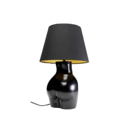 Lampa stołowa DONNA 48 cm czarna