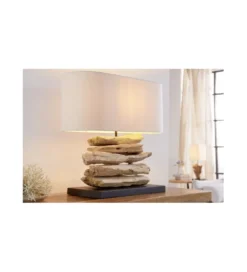 Lampa Stołowa Driftwood Riverine Naturalna