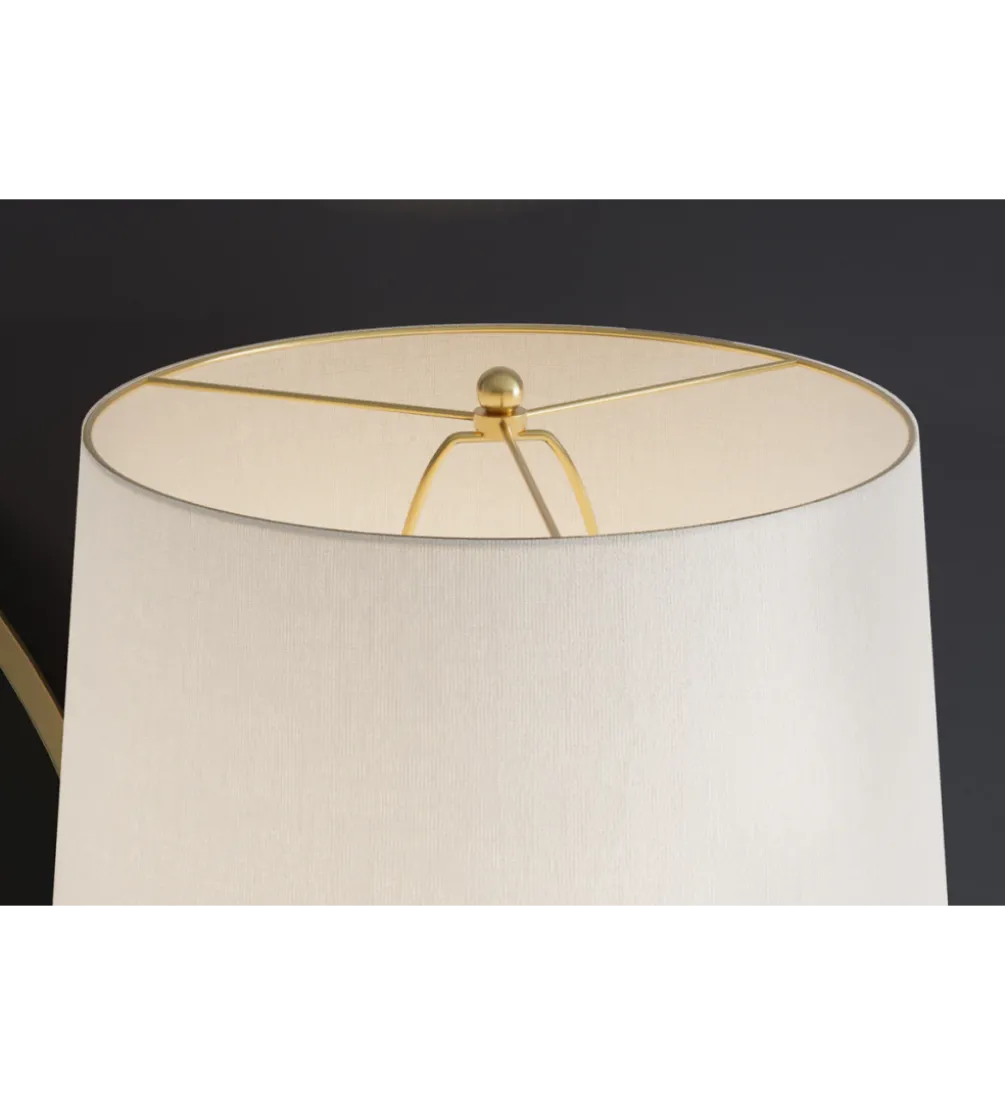 Lampa stołowa ELEGANCIA 65 cm ceramika biały