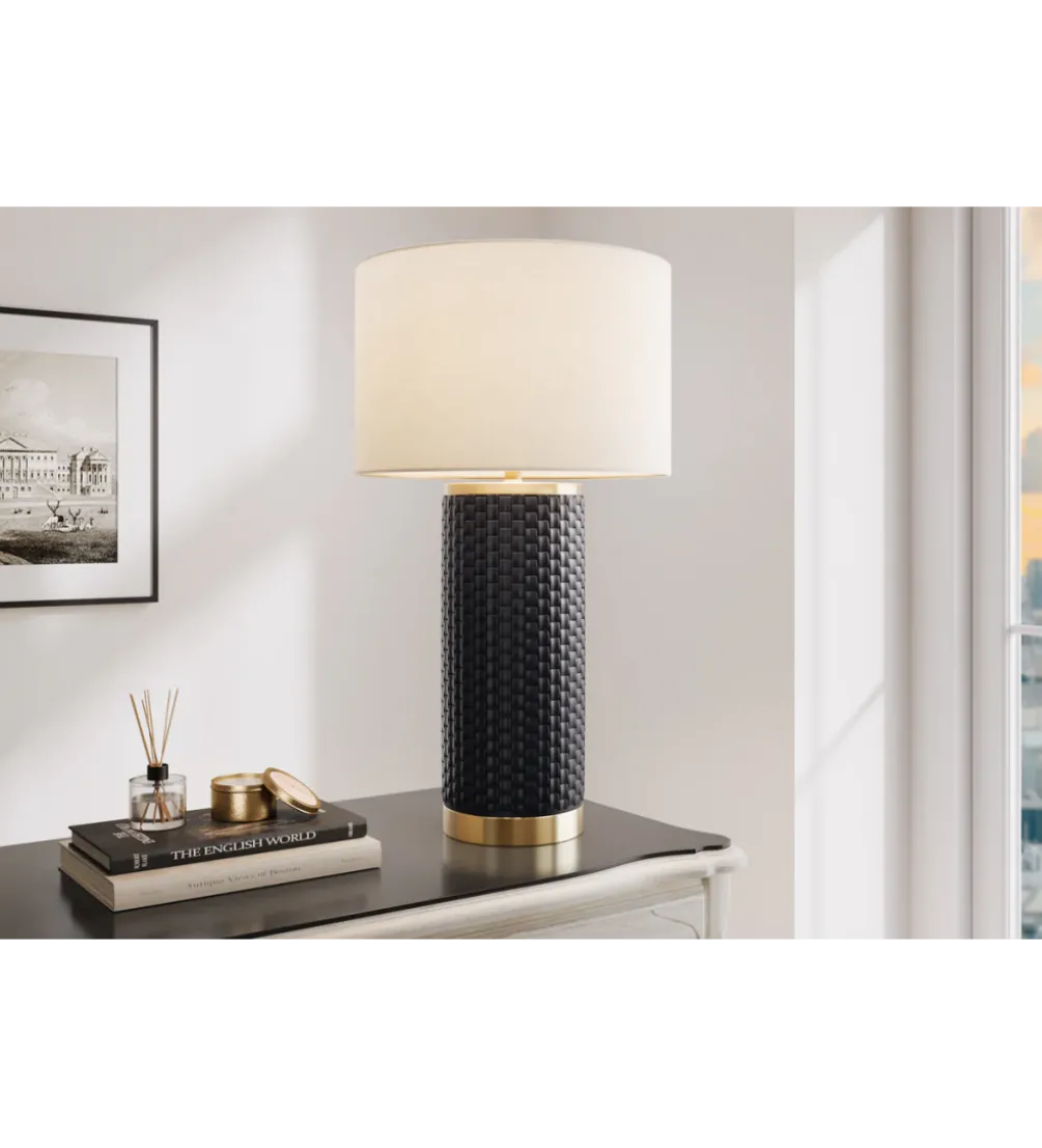 Lampa stołowa ELEGANCIA 70 cm ceramika