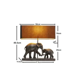 Lampa stołowa ELEPHANT FAMILY 50 cm