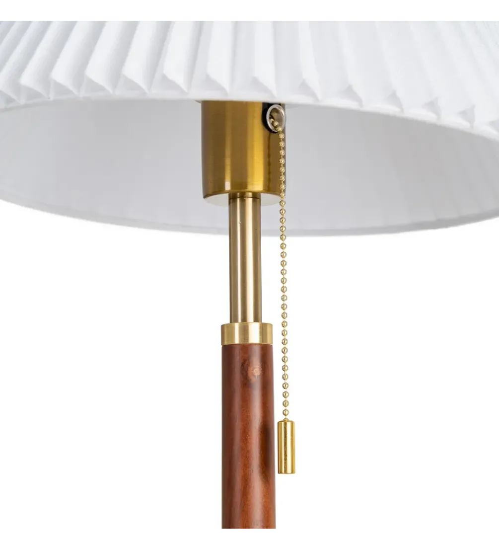 Lampa stołowa ETARAL 50 cm biało złota