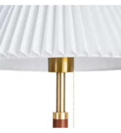 Lampa stołowa ETARAL 50 cm biało złota