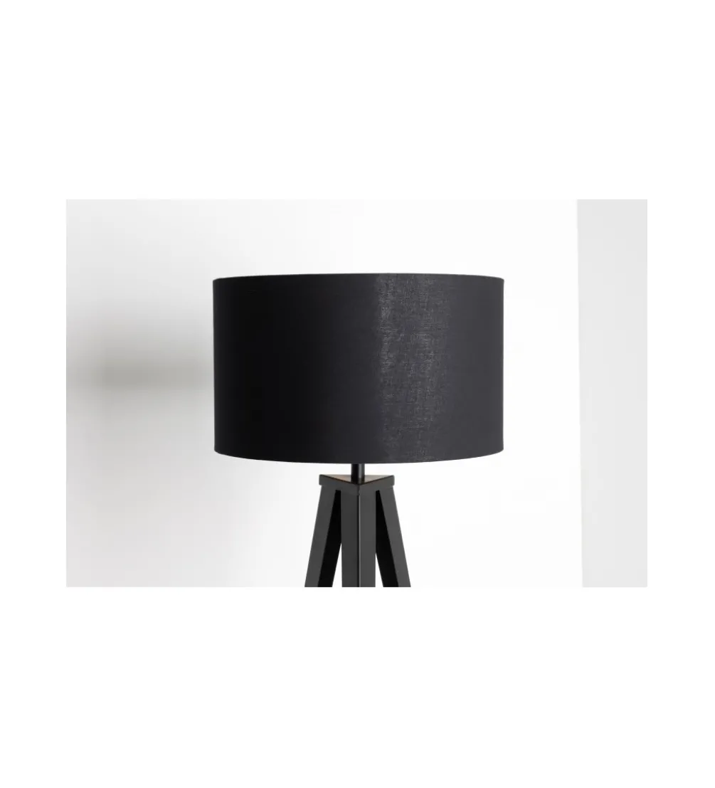 Lampa stołowa FLANK 40 cm czarno złota