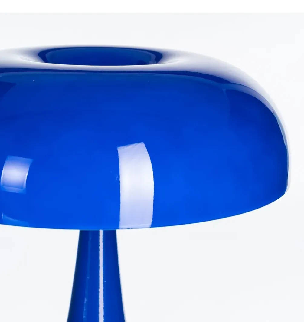 Lampa stołowa GARNEMA 25 cm niebieska