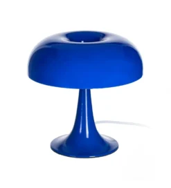 Lampa stołowa GARNEMA 25 cm niebieska