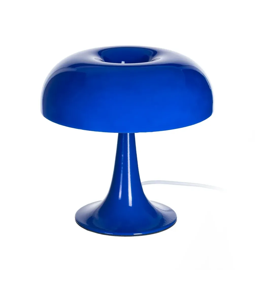 Lampa stołowa GARNEMA 25 cm niebieska