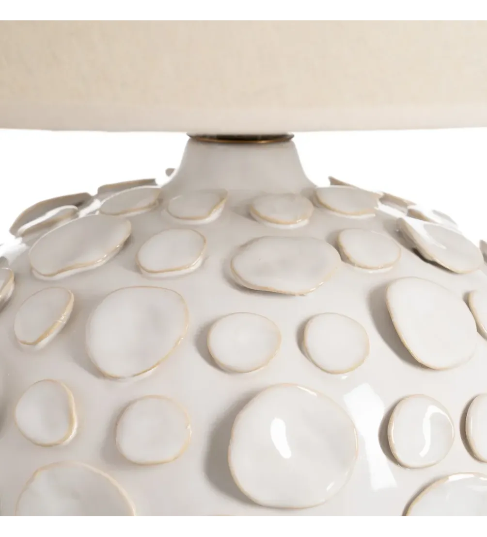 Lampa stołowa GETAR 58 cm ceramika
