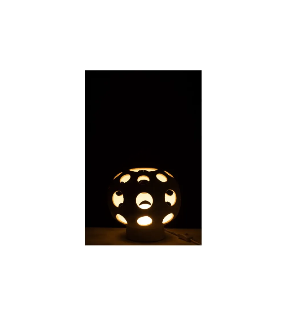 Lampa stołowa GLOBE 25 cm beżowa