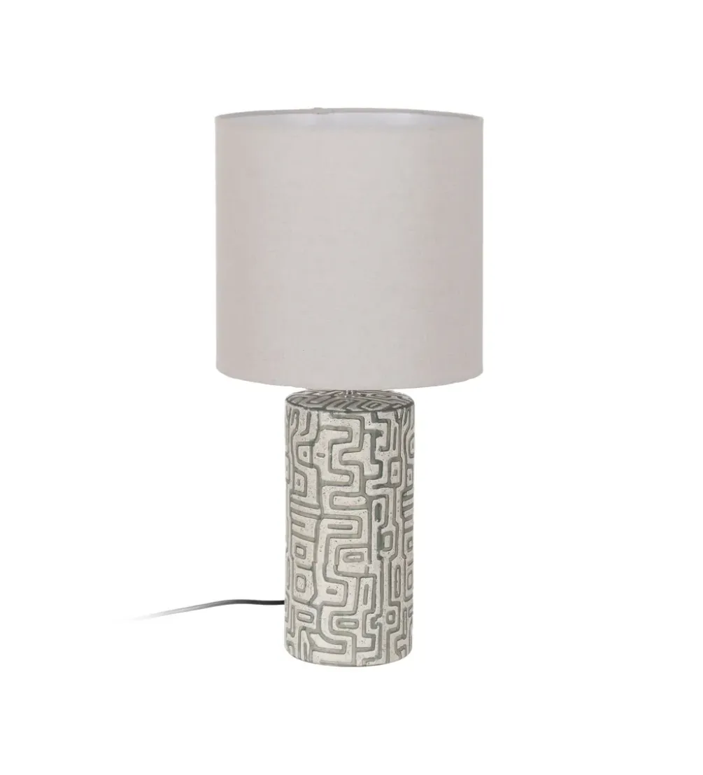Lampa stołowa GRIS 59 cm biała