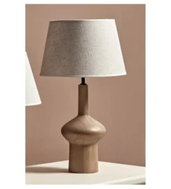 Lampa stołowa Hera 40 cm toffee