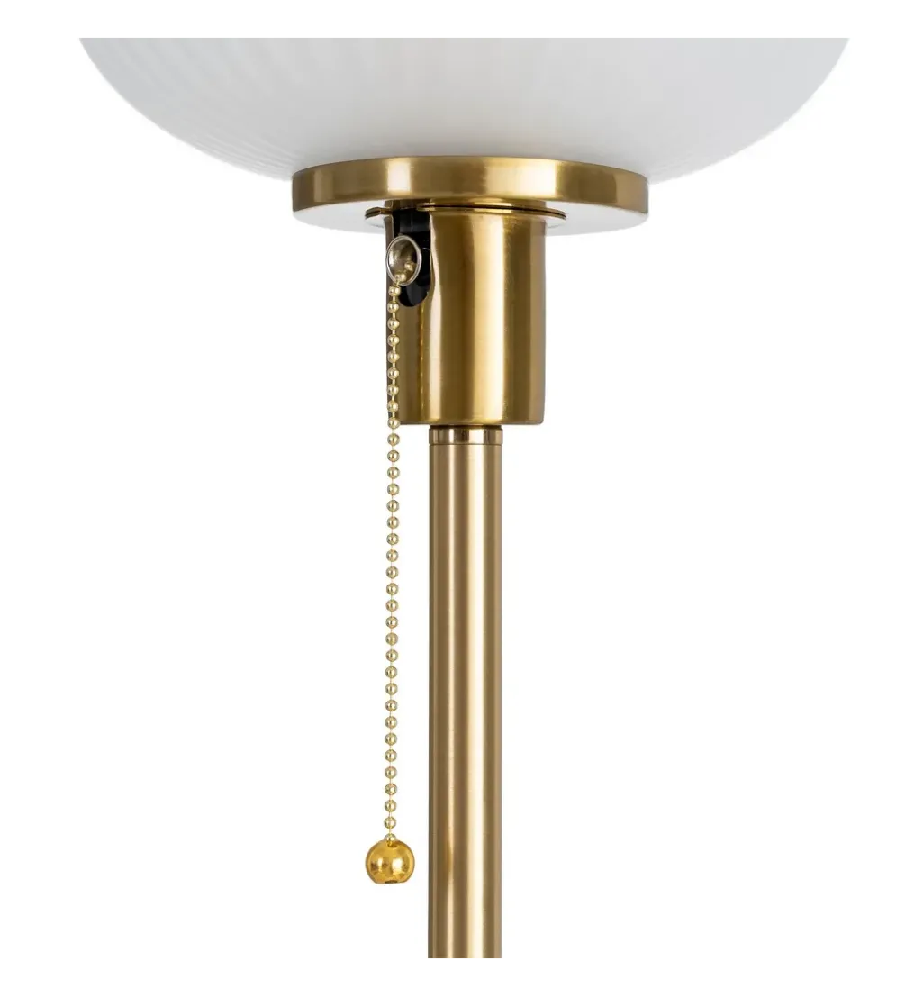 Lampa stołowa KESAMON 60 cm złotobiała