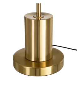 Lampa stołowa KESAMON 65 cm złotobiała
