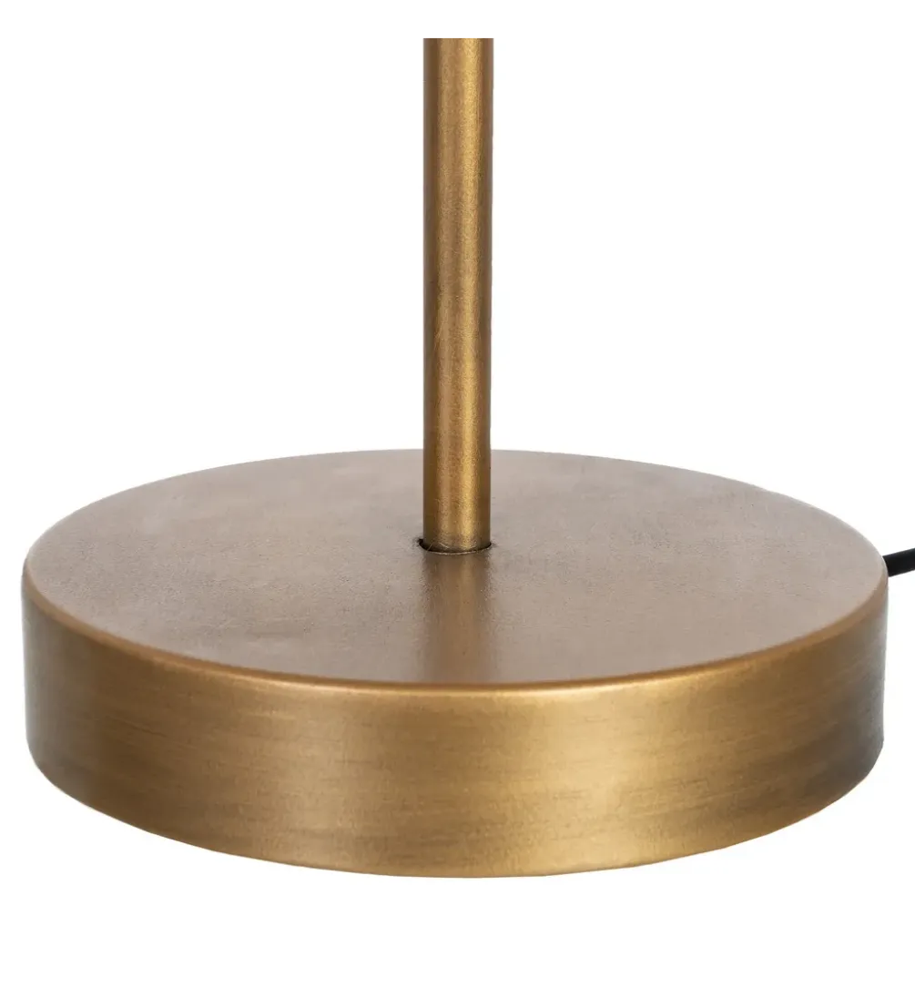 Lampa stołowa KORGAL 50 cm naturalna złota