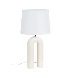 Lampa stołowa LACADO kremowa
