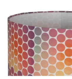 Lampa stołowa LATEBLE 60 cm ceramika różowa