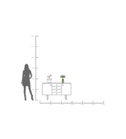 Lampa stołowa LOUNGY SAGE 38 cm