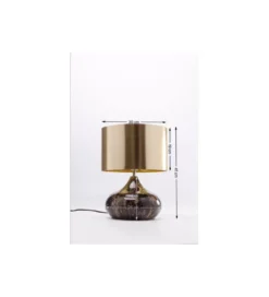 Lampa stołowa MAMO DELUXE 38 cm złota