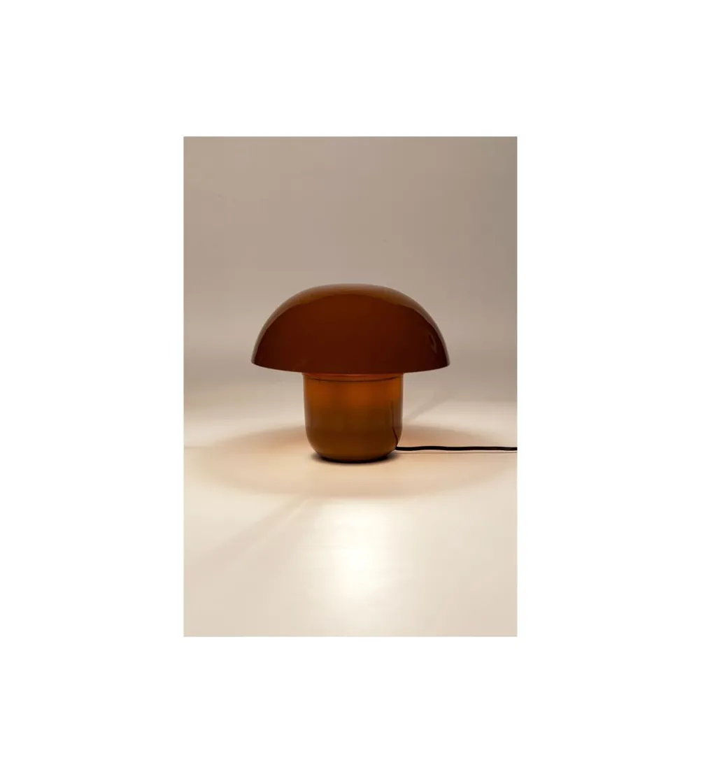 Lampa stołowa MUSHROOM 27 cm brązowa