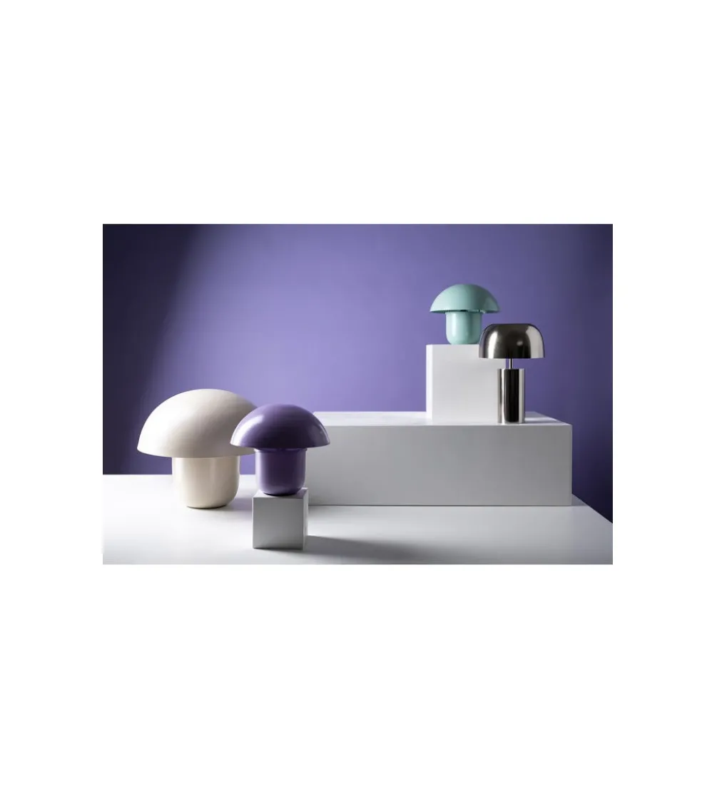 Lampa stołowa MUSHROOM 27 cm mat miętowy