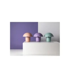 Lampa stołowa MUSHROOM 27 cm mat miętowy