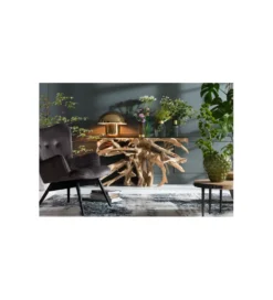 Lampa stołowa MUSHROOM 44 cm brąz