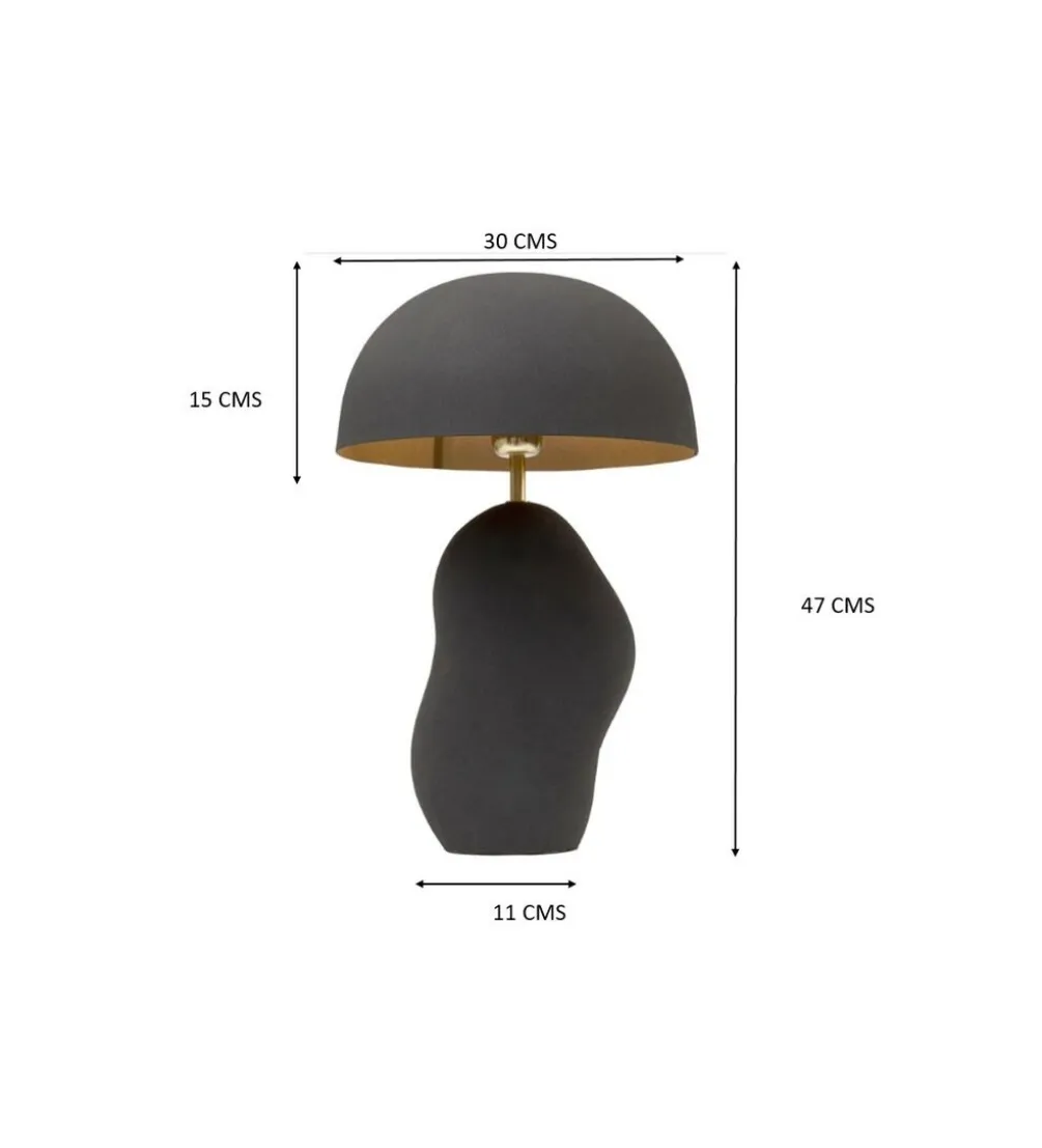 Lampa stołowa NUBE 48 cm czarna