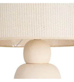 Lampa stołowa OTAMENK 73 cm kremowa