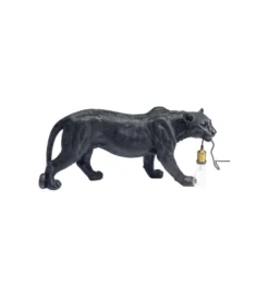Lampa stołowa PANTERA 40 cm czarna