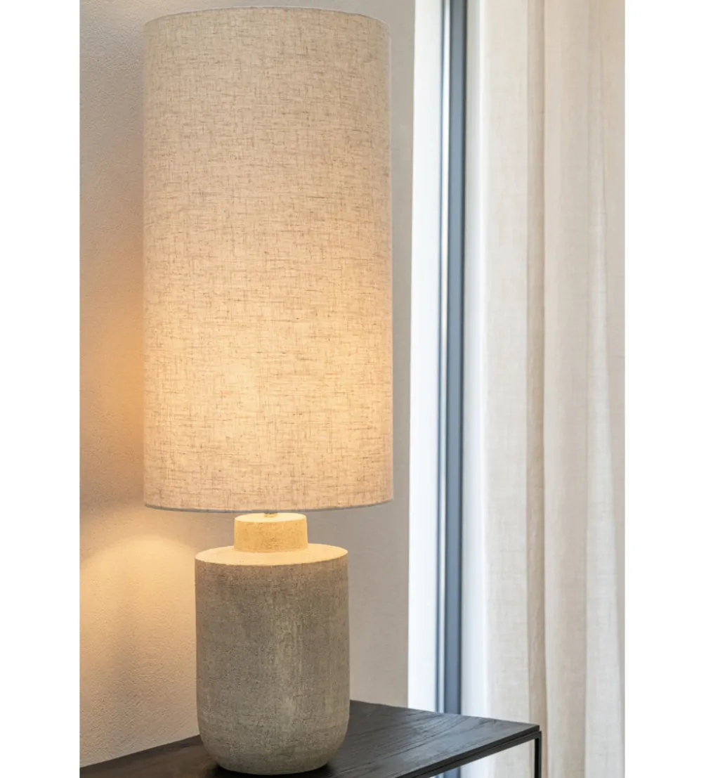 Lampa stołowa PEZANOK 104 cm szara