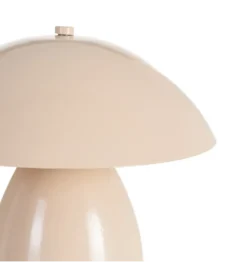 Lampa stołowa POBURNA 25 cm beżowa
