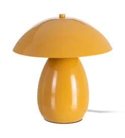 Lampa stołowa POBURNA 25 cm musztardowa
