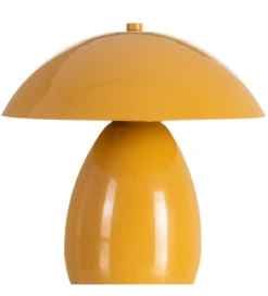 Lampa stołowa POBURNA 25 cm musztardowa