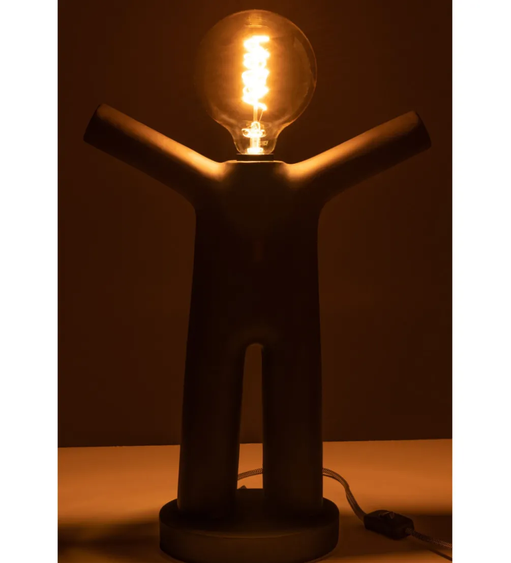 Lampa stołowa PTIT MAURICE 44 cm czarna