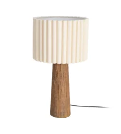 Lampa stołowa RESINMA 46 cm brązowa