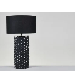 Lampa stołowa SALZBURGO 62 cm czarna
